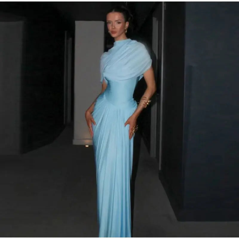 Asymmetrical Maxi Dress Women