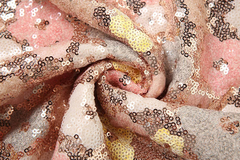 Floral Sequin Nightclub Dress