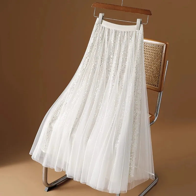 Mona Sequin Skirt