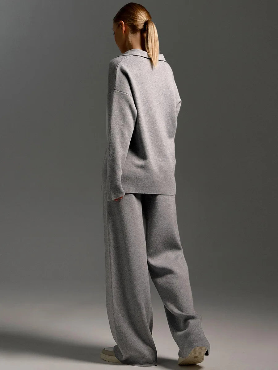 Daria Thick Knitted Suit