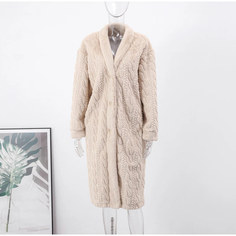 Monpell Faux Fur Coat