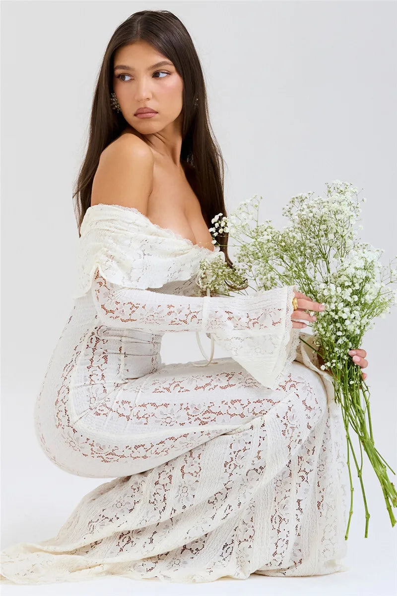 Amany Off-shoulder Maxi Dress