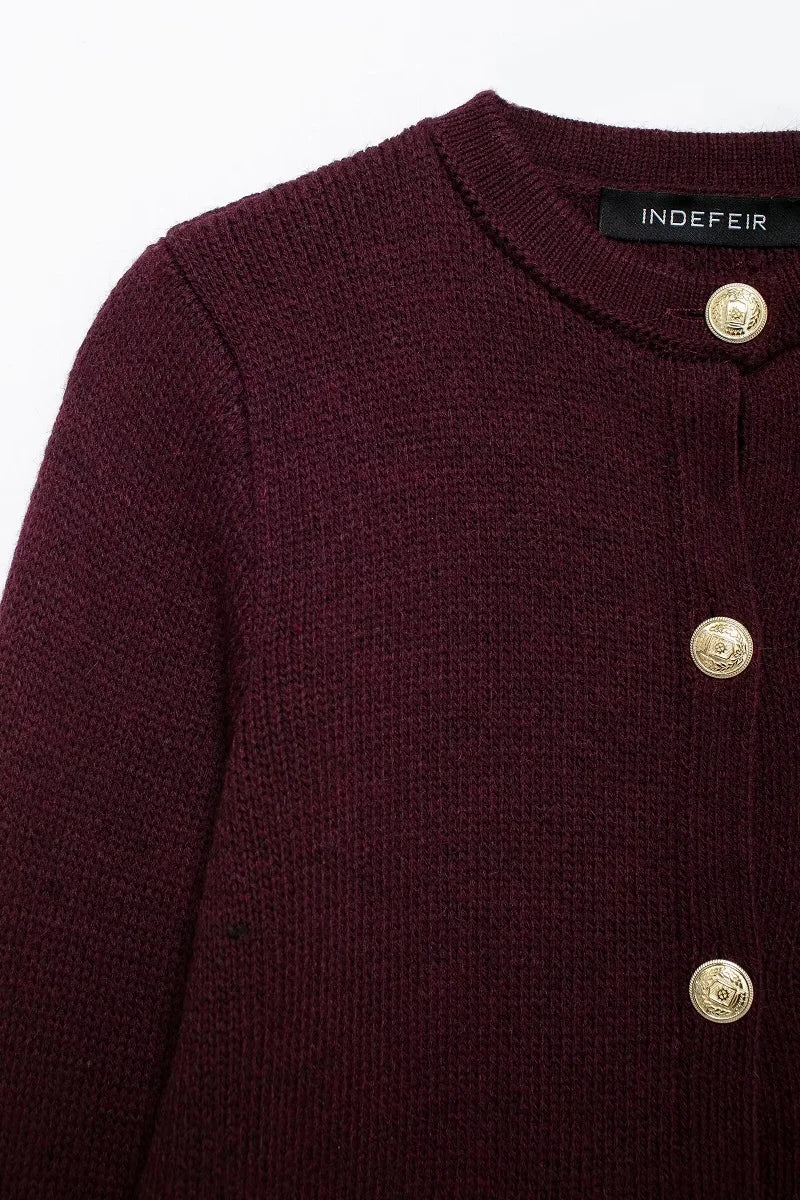 Enith Knit Cropped Cardigans