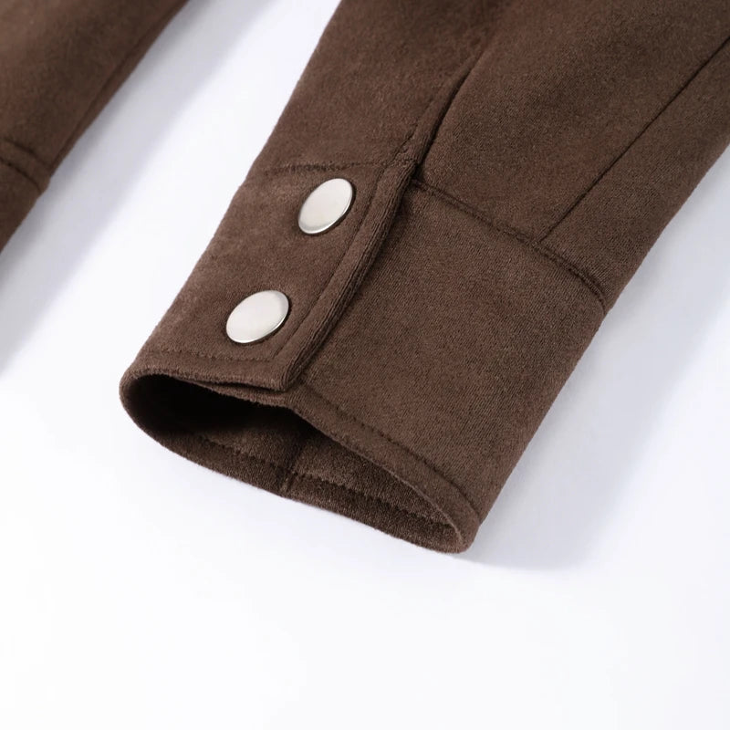 Retro Brown Suede Jackets