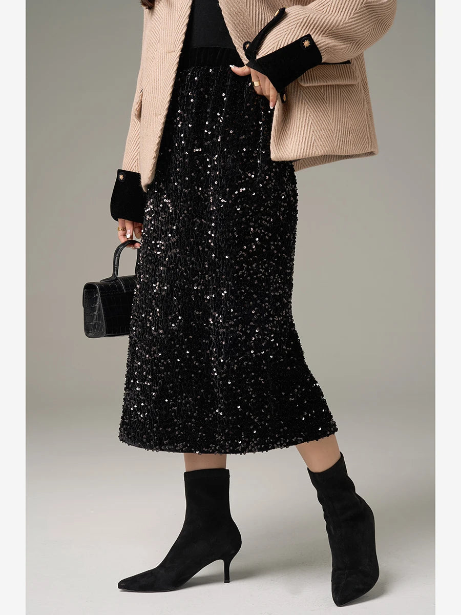 DIANA Sequined Skirt