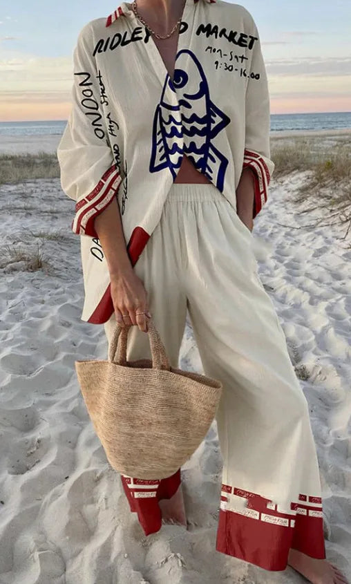Alan Print Two Piece Set