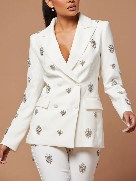 Two Piece Set with rhinestones