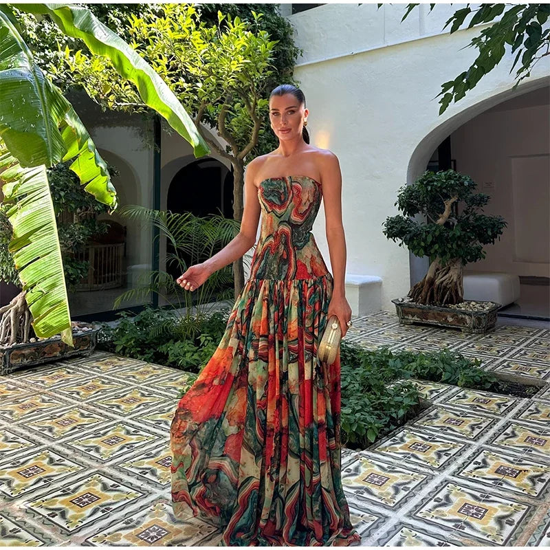 Aura Long Dress