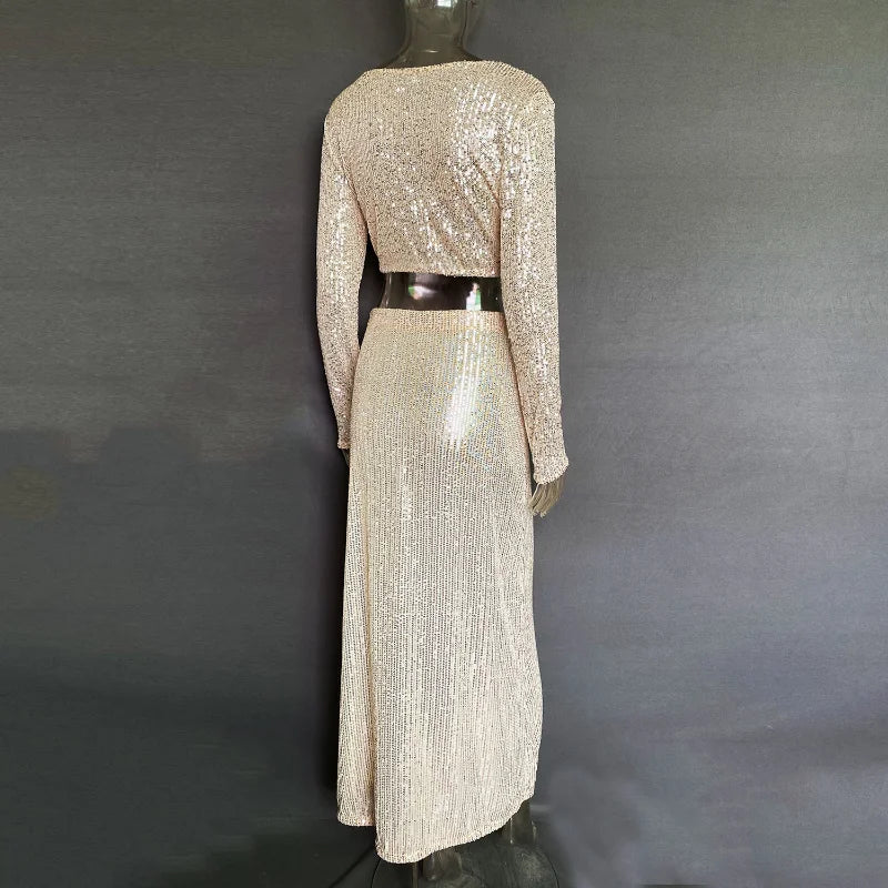 MARICIA Sequin Skirt