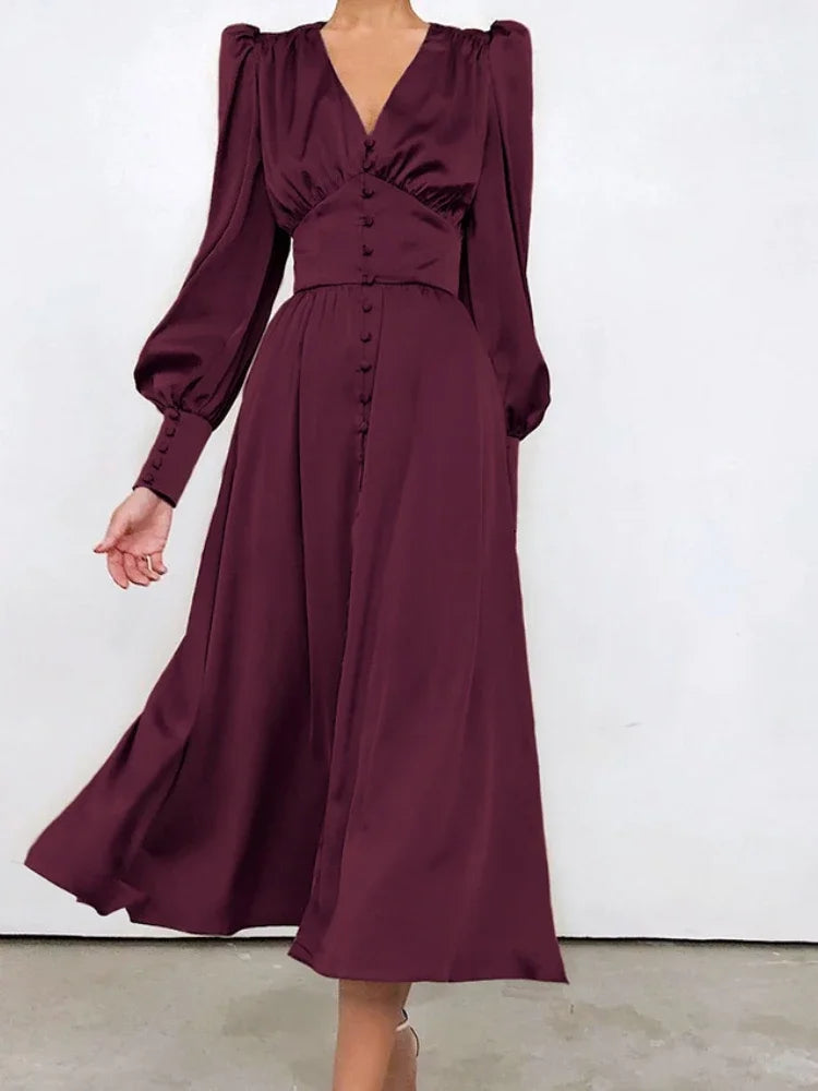 Khalesia Single Breasted Dress