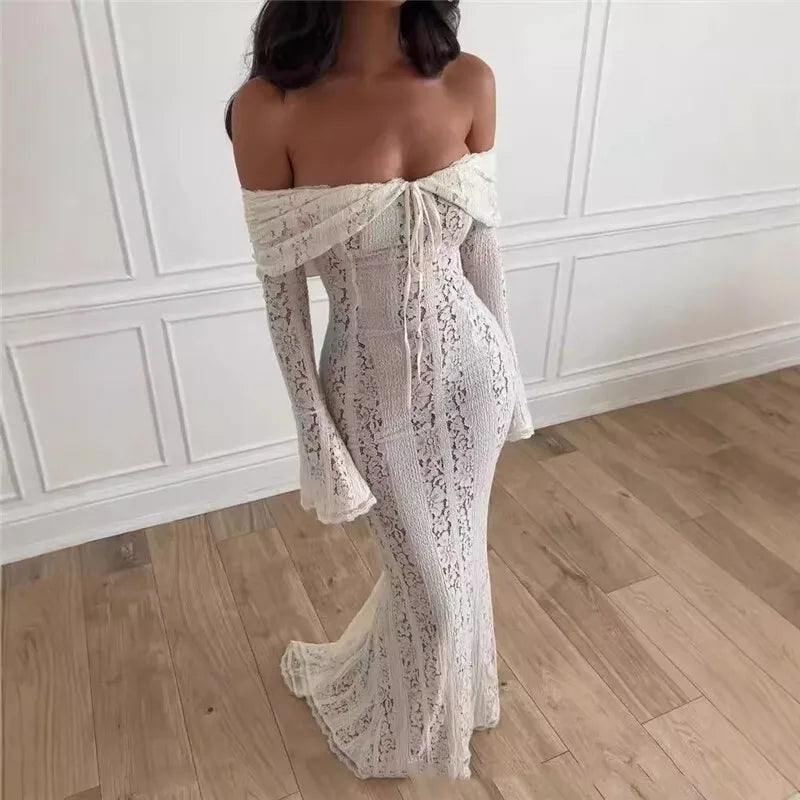 Amany Off-shoulder Maxi Dress