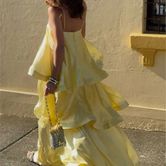 Dana Ruffled Strapless Dress
