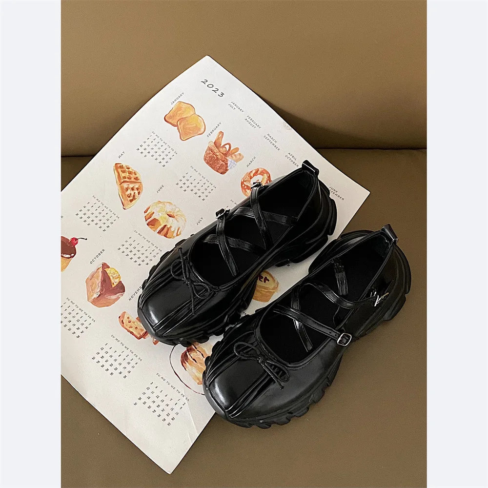 Mary Jane Sneakers Shoes