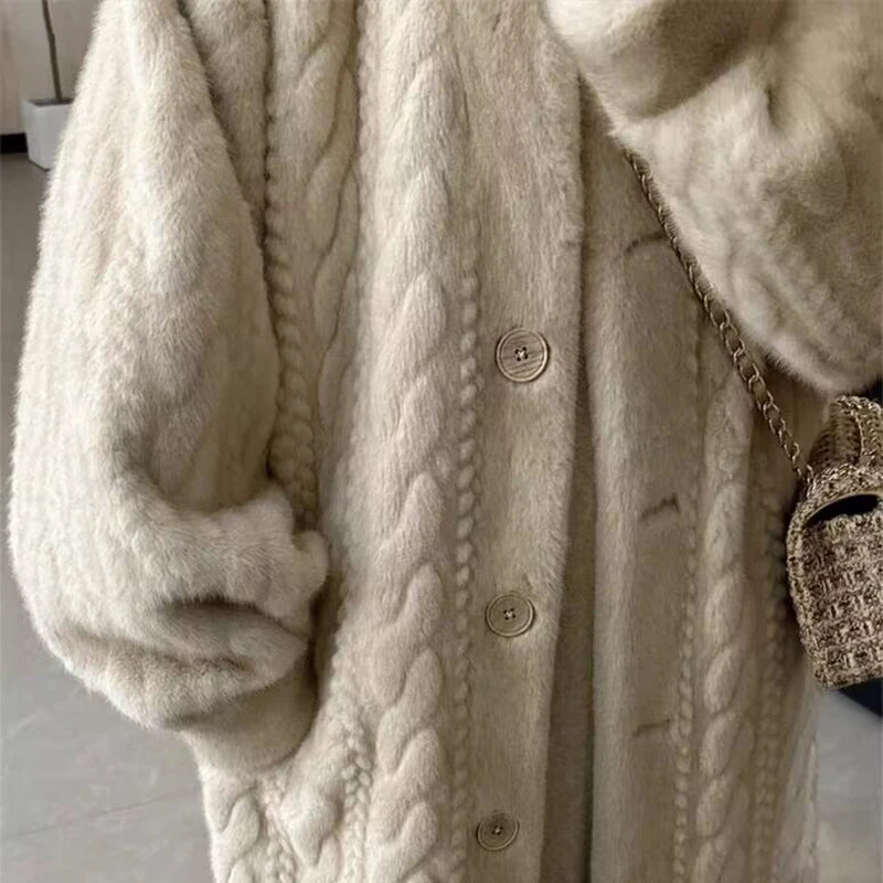 Monpell Faux Fur Coat