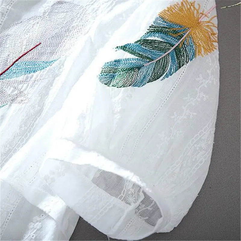 Cotton Lace Blouse