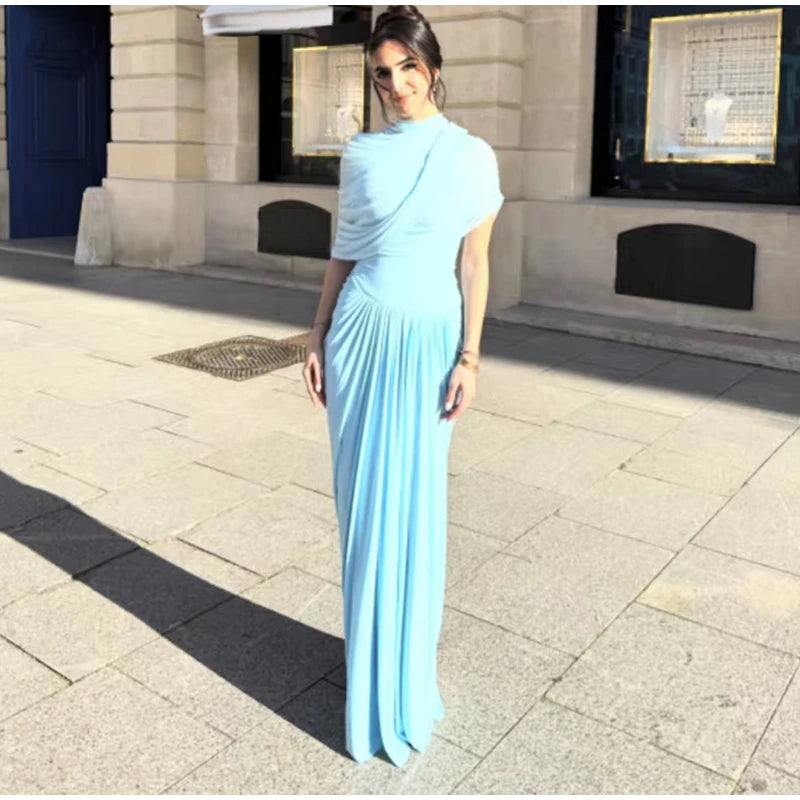 Asymmetrical Maxi Dress Women