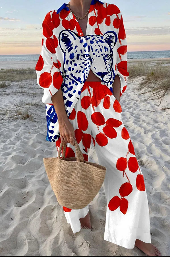 Alan Print Two Piece Set