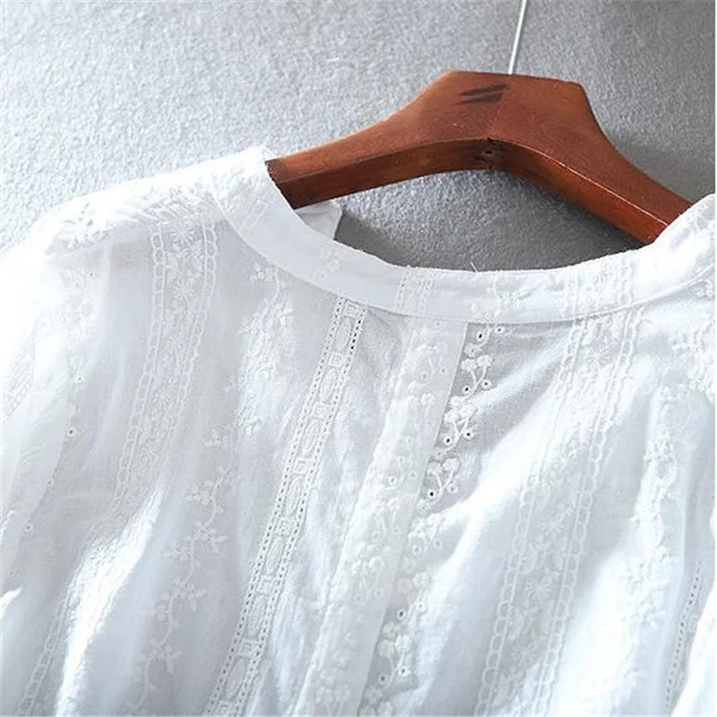 Cotton Lace Blouse