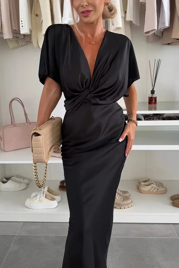 Vera Satin Summer Dress