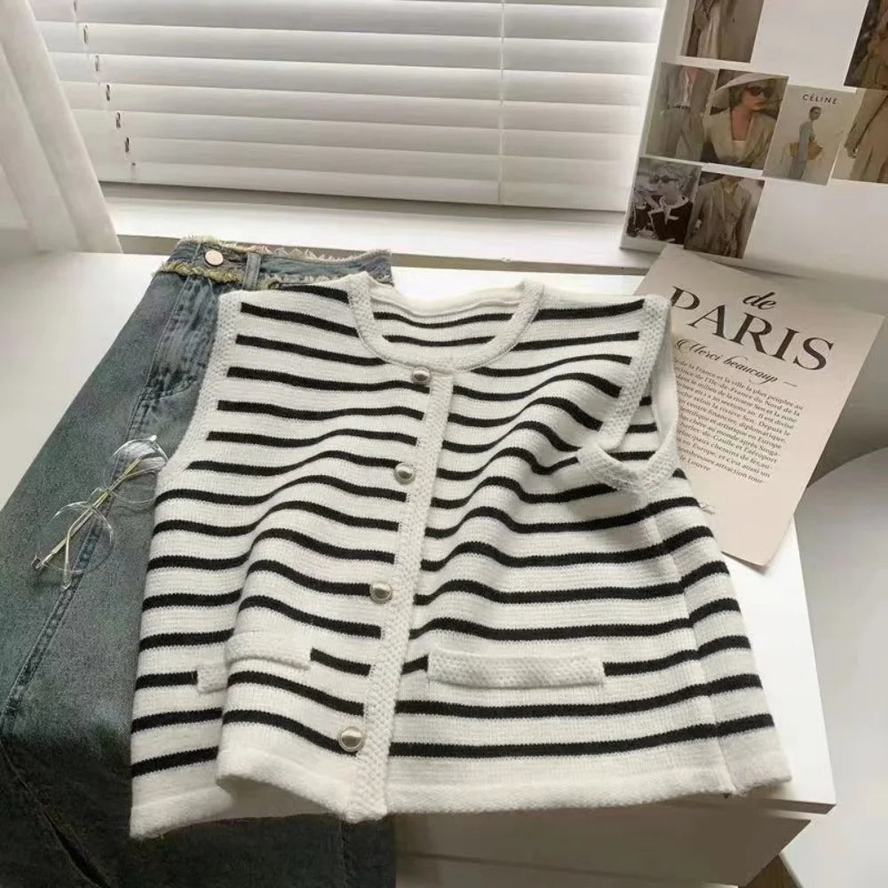 Oles Stripe Casual Office Jacket