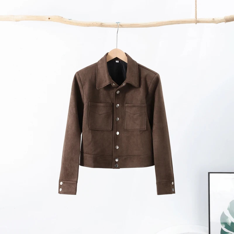 Retro Brown Suede Jackets