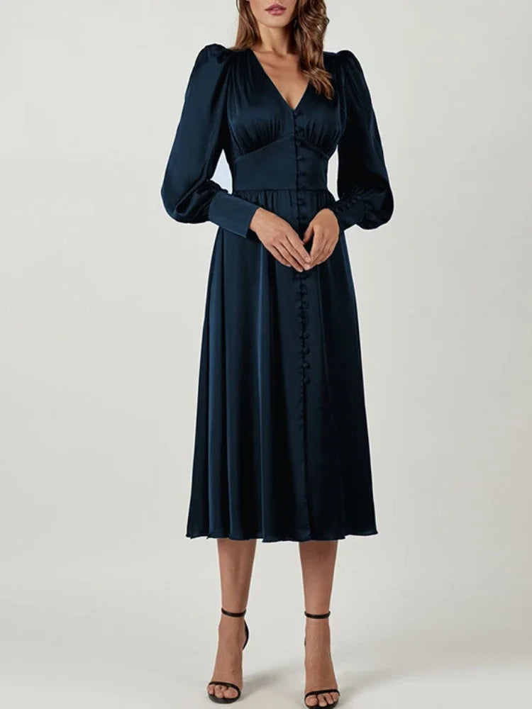 Khalesia Single Breasted Dress