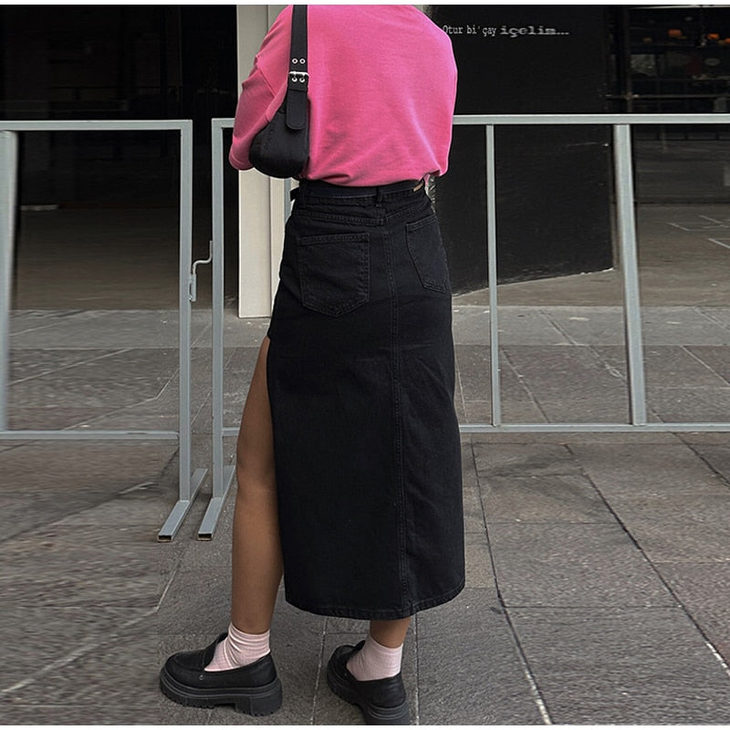 Side Split Skirt