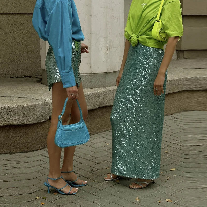 MARICIA Sequin Skirt