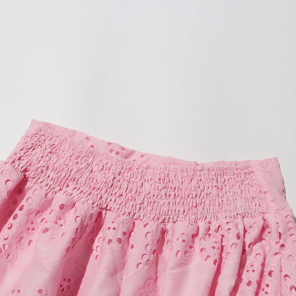 Embroidered Two Piece Set