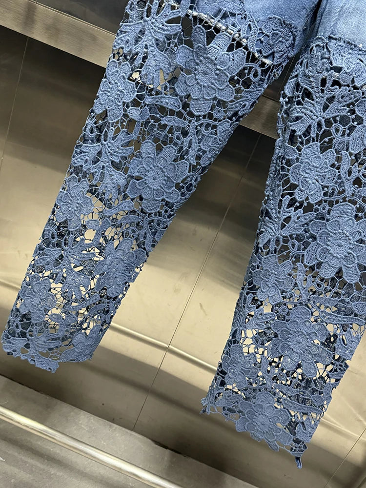 Lace Jeans