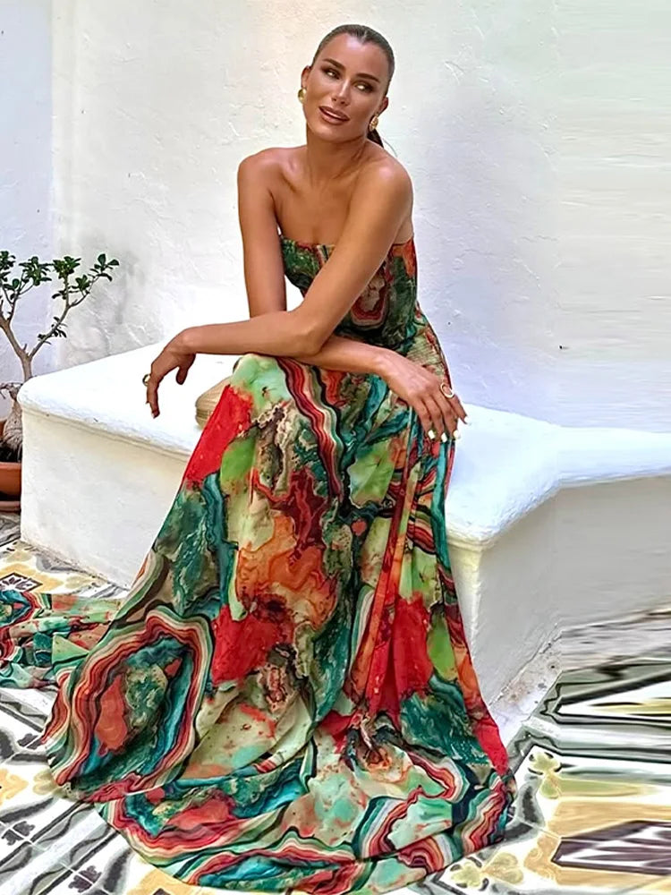 Aura Long Dress
