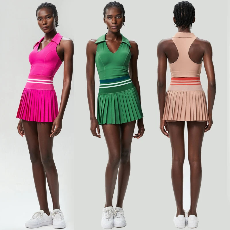 Yoli Skirt Set for Yoga Gym Tennis