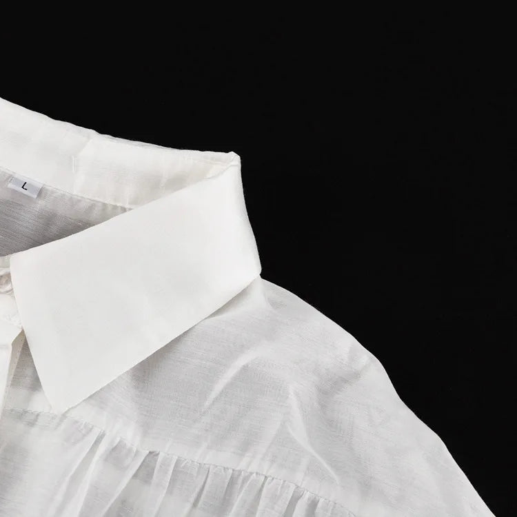 Alla Loose Long Sleeve Patchwork Blouse