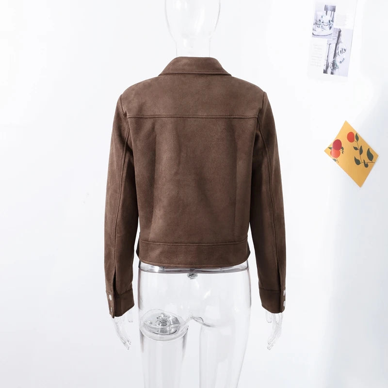 Retro Brown Suede Jackets