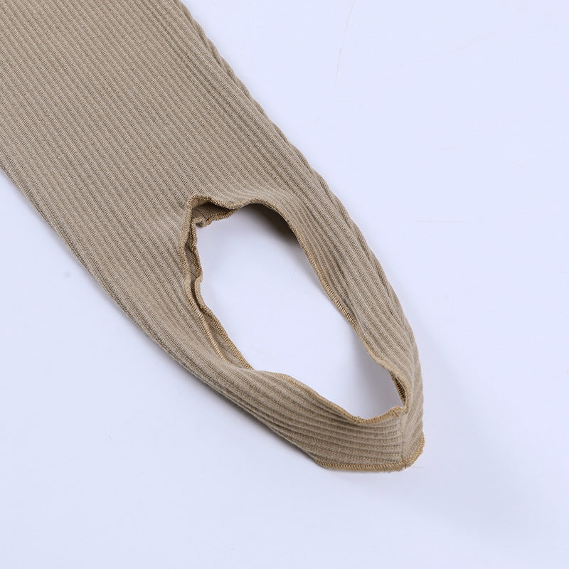 Ribbed Knit Legginds