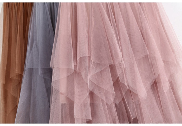 Tutu Midi Tulle Skirt