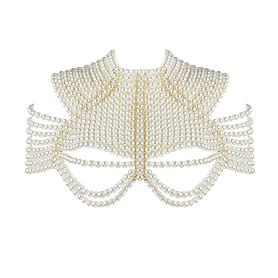 Round Neck Pearl Top