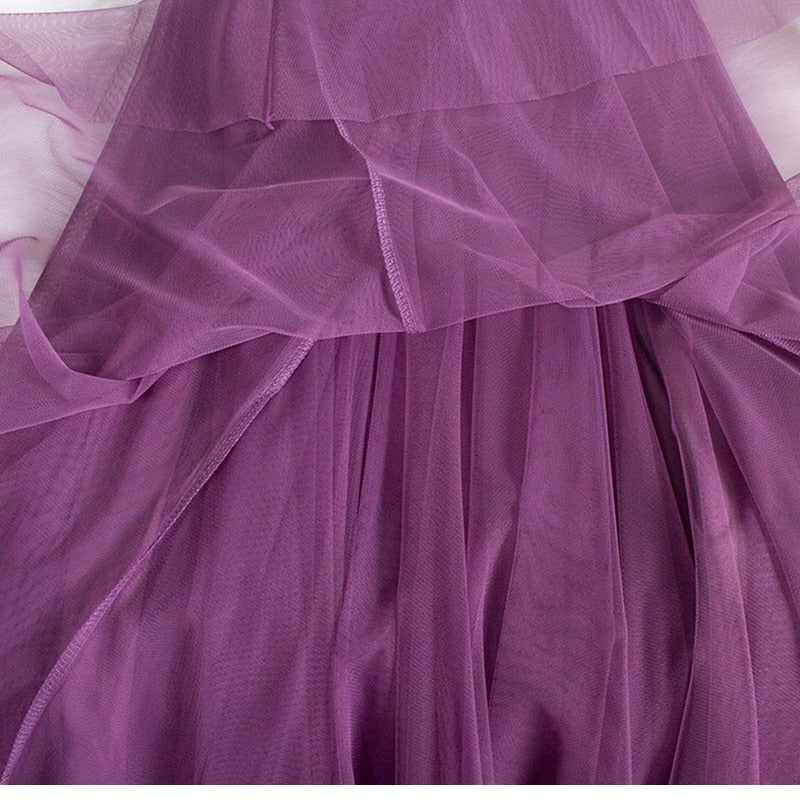 A LINE Long Tulle Skirt