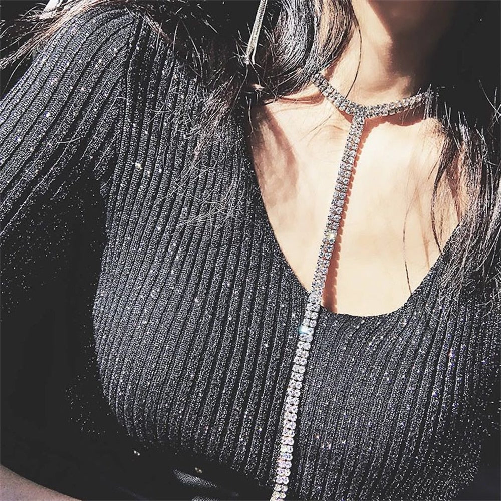 Rhinestone Choker