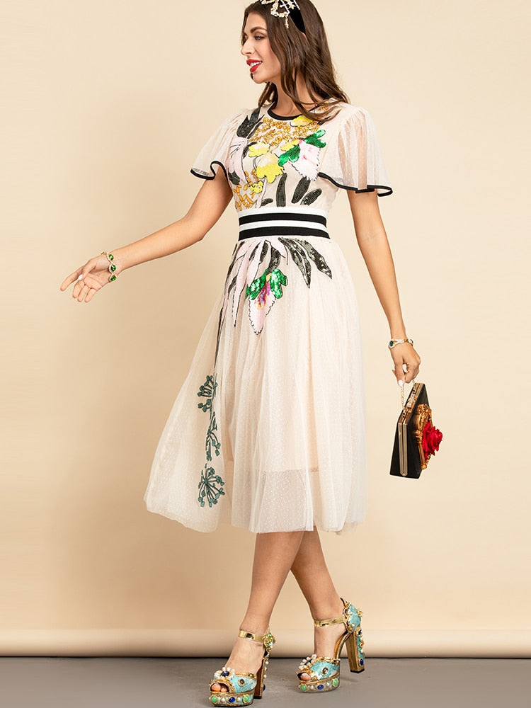 NATIA MIDI DRESS