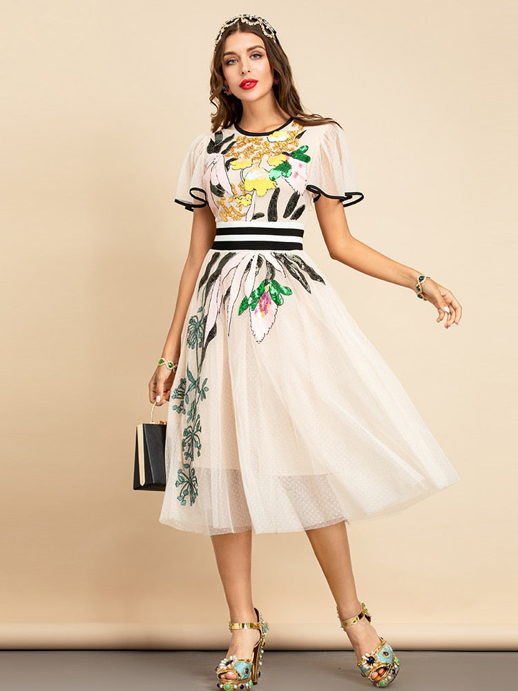 NATIA MIDI DRESS
