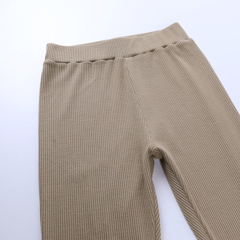 Ribbed Knit Legginds