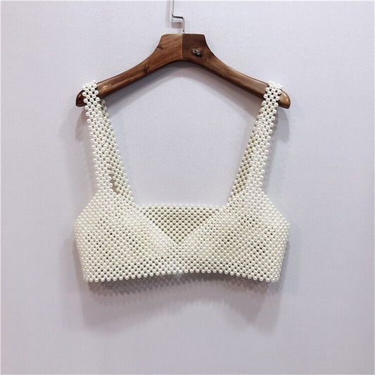 Pearl Vest Crop Top