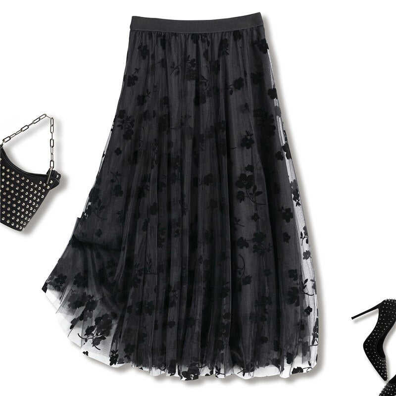 NASIRA 3 Layered Skirt