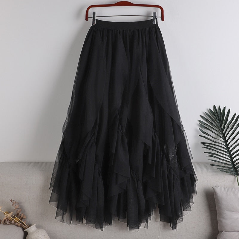 Kelin Tulle Long Skirt