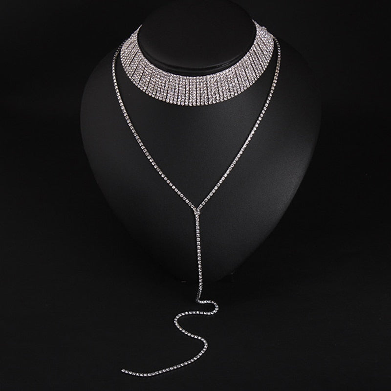 Rhinestone Choker