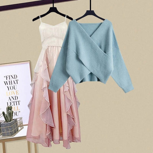 Sweet Pink Dress Set