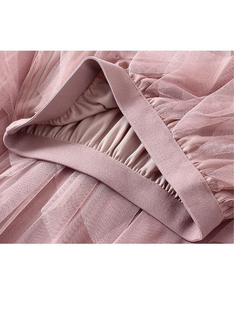 Tutu Tulle Long Maxi Skirt