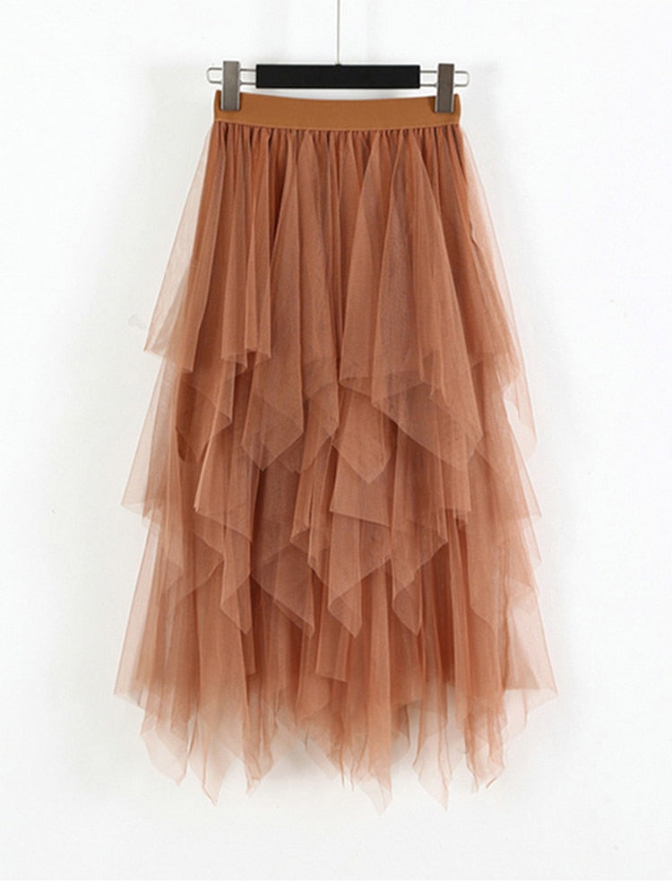 Tutu Midi Tulle Skirt