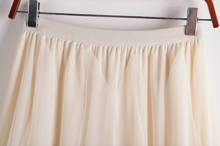 Kelin Tulle Long Skirt